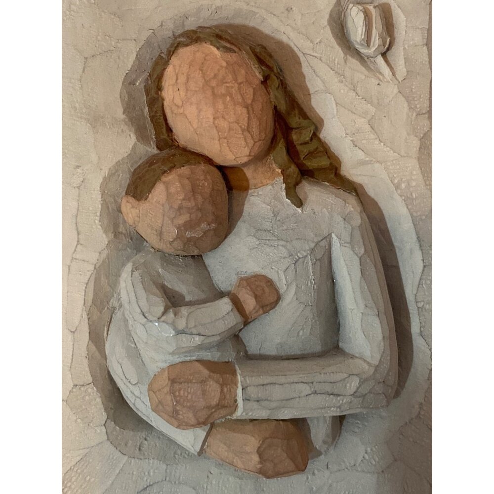 Willow Tree Plaque Mother Child Demdaco 2001 Susan Lordi  Decor Raised Relief